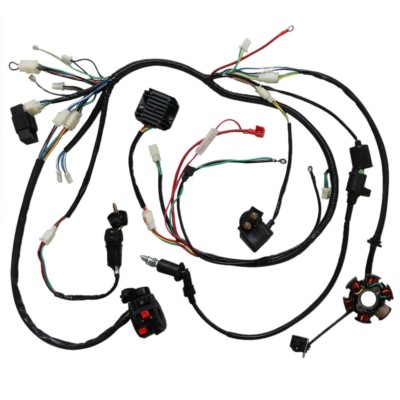GY6 150CC LONG ELECTRICAL WIRE HARNESS 6 COIL GOKART ATV SCOOTER QUAD