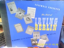 AL GOODMAN .1941 COLUMBIA-4 RECORD SET 12" 78 R.P.M. C-78 PLAYED EX++