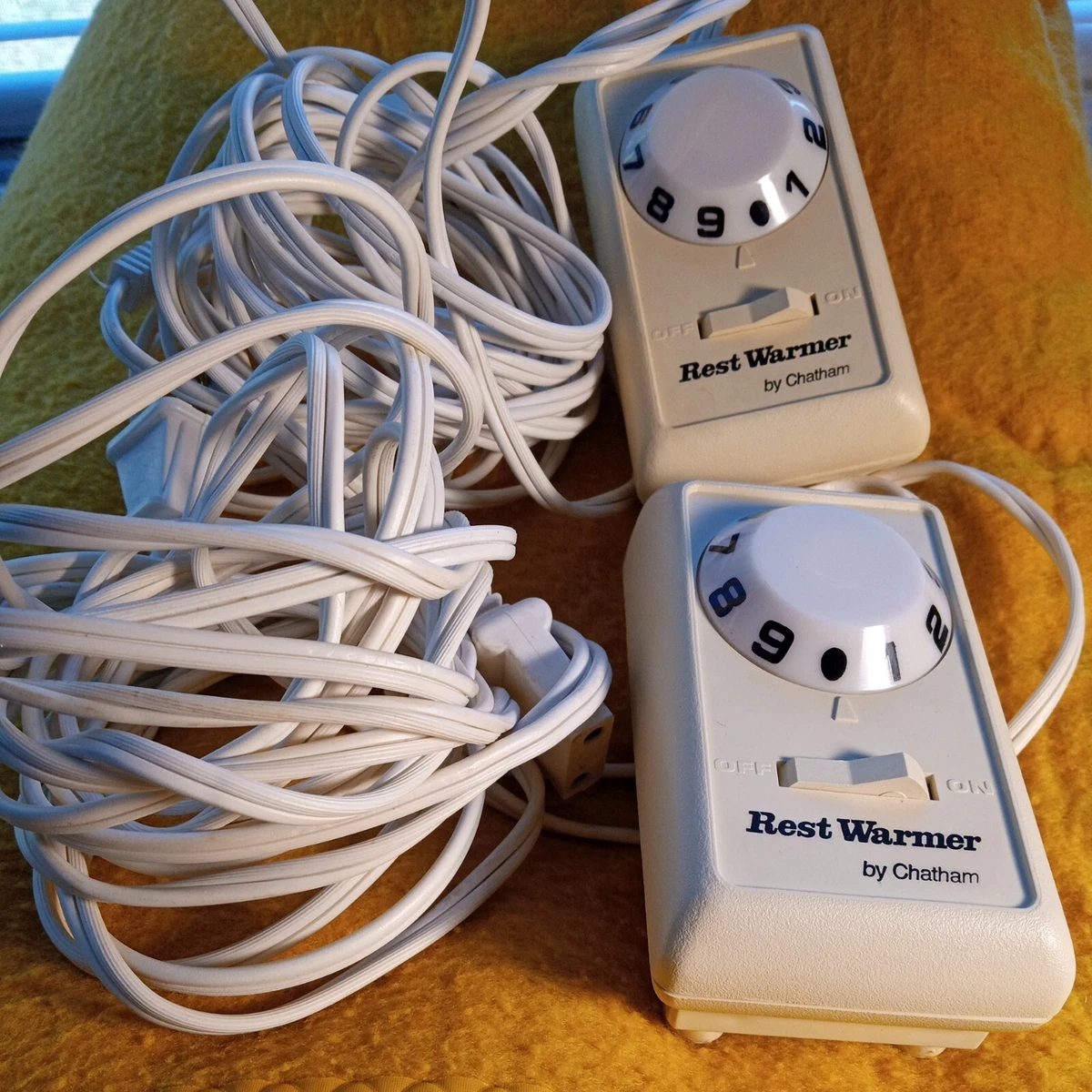 Vintage Mustard Electric Blanket Queen 101u0026#034;X90u0026#034; satin trim | eBay