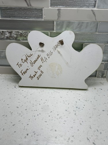 3 Knob Coat Key Hanger Wood Rack Hand Painted Sitting Frog Cute Green Frog - 第 2/4 張圖片