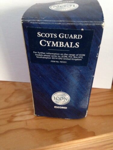 CORGI ICON # F07231. SCOTS GUARDS BANDSMAN with CYMBALS. MINT BOXED SOLDIER - Picture 2 of 2