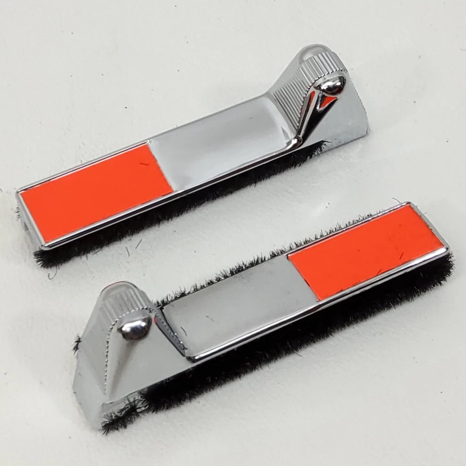 New Genuine GM Chrome / Orange Lock Slide Knobs Fits 84-88 Fiero +More - Изображение 2 из 4