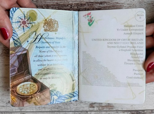 Britischer Pass Requisite UK Pass-Notizbuch. Neuheit Reisepass. Heimtierausweis. - Bild 10 von 10