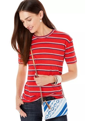 Brighton CRUZ Chain Nautical Leather Pouch Purse E5339N List $195 NWT - Picture 2 of 4