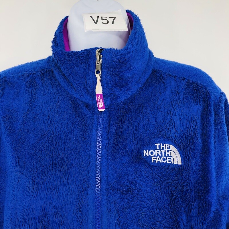 The North Face Women's Blue 100% Polyester Long Sleeve Full