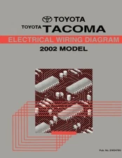 2002 Toyota Tacoma Wiring Diagrams Schematics Layout Factory OEM