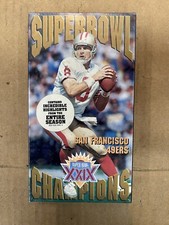 VHS SAN FRANCISCO 49ERS SUPER BOWL XXIX CHAMPIONS STEVE YOUNG JERRY RICE