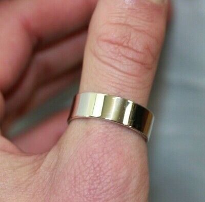 Size 4 to 14.5 Men & Women 925 Sterling Silver Plain Wedding Band Classic Ring 
