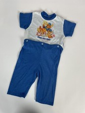 Vintage Get Along Gang Home run Hero Pajama Set Snaps At Waist SEE PHOTOS