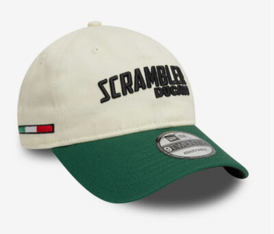 DUCATI New Era Scrambler Bloom Kappe Cap Mütze Basecap creme grün NEU 2025