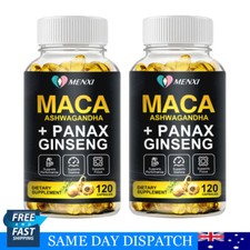 Cápsulas de raíz de maca orgánica | 240 pastillas | Extracto de maca peruana para hombres y mujeres