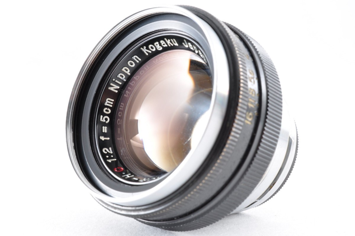 Exc+4] Nikon Nippon Kogaku Nikkor-H.C 5cm 50mm f/2 Lens S