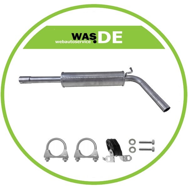 Auspuff, MittelschalldäMpfer VW Polo 1.4 16V, FSI 9N_, 9A4, 9A2, 9N2, 2001-2012-image