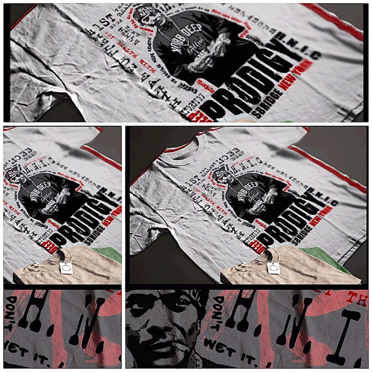 Hip Hop T-shirt NYC Queensbridge DJ Streetwear Vinyl record