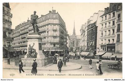 AQUP1-0064-75 - Paris - Place Maubert - Denkmal Für Etienne Dolet