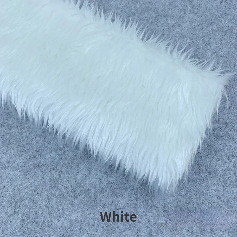 3CM Long Hair Faux Fur Fabric Furry DIY Material Toy Doll Background 40 45CM - Image 3 of 4