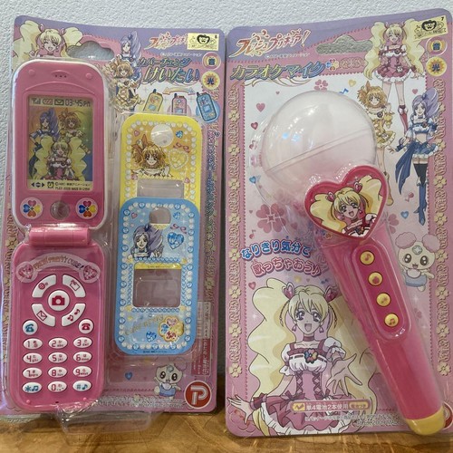 Glitter Force Fresh Pretty Cure PreCure Microphone Cell Phone set Plex