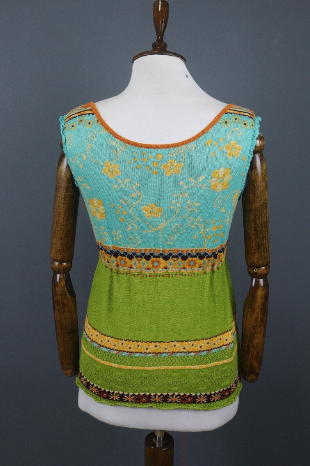 IVKO Multicolor Geometric Pattern Sleeveless Top … - image 16