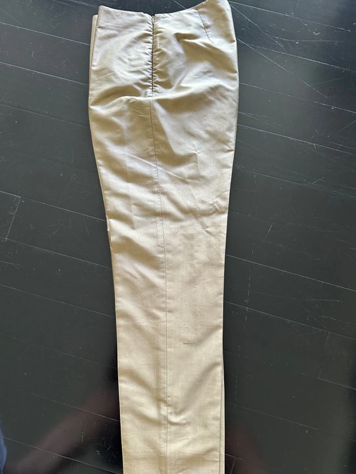 Ann Taylor 100% Silk / Fully Lined Casual Dress Pant Excellent Cond. Size 6 - Image 4 of 4