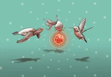 Canvas Counselor Art Design Digital Print on Cotton Canvas "Magic Counselor"