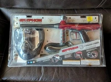Tippmann Gryphon .68 Semi Auto Paintball Marker Red Power Pack - Goggles, Tank