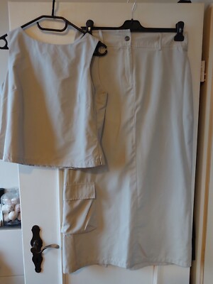 Zeitloses Damen Sommer Set Rock und Top, Gr.38 von express,neuwertig