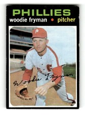 1971 Topps Philadelphia Phillies Woodie Fryman #414