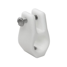 WHITECAP IND Whitecap 3406WP Nylon Jaw Slide for 3/4" Round Tubing - White