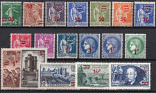 TIMBRES FRANCE ANNÉE 1941 Série n°476 au n°493 NEUF**