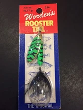Worden's Rooster Tail 214 3/8oz LIT