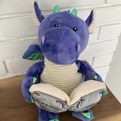 Dalton The Storytelling Dragon Plush Animated Cuddle Barn Recites 5 Tales VIDEO