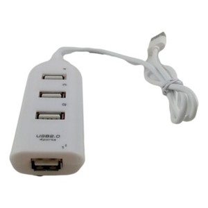 Hub 4 Ports USB 2.0 Splitter Multiprise avec Câble 25 cm PC Ordinateur Portable