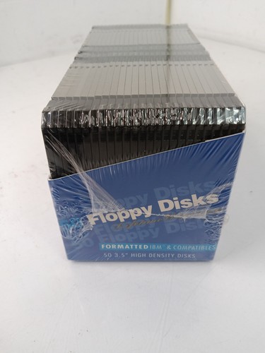 3.5" Floppy Disks Diskettes 50 Pack IBM Formatted 1.44MB HD Unbranded - Afbeelding 8 van 8