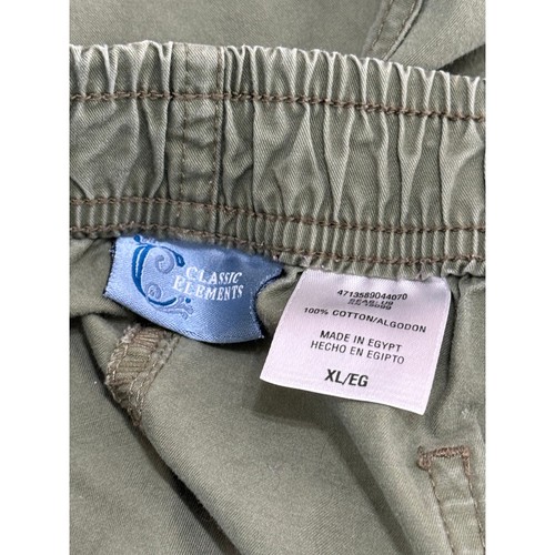 Slip pantaloncino donna classico Elements verde militare vita alta elastico taglia XL - Foto 5 di 6