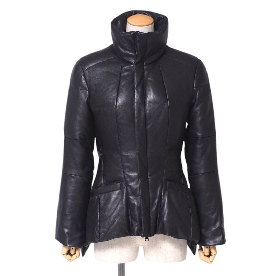 Yohji Yamamoto - Yohji Yamamoto ヨウジヤマモト ダウンジャケット サイズ1 レザーダウンジャケット 2005AW ブランド古着【中古】20241216/RA2450 USED YOHJI YAMAMOTO DOWN JACKET SIZE 1 LEATHER 2005AW BRAND