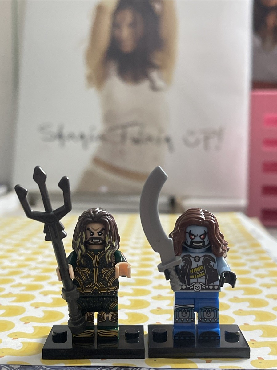AQUAMAN LOBO JASON MOMOA LEGO MINIFIG FIGURE dc comics zack