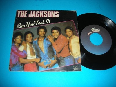 The Jacksons - Can You Feel It  - 7'' Single - top Zustand