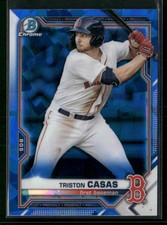 2021 Bowman Chrome Sapphire Edition #BCP-168 Triston Casas Prospects