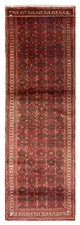 2'11" x 10'1" Vintage Hand-knotted Runner Rug Traditional Oriental Wool Carpet