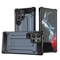 Hybrid Armor SchutzhüLle FüR Samsung Galaxy S25 Ultra - Blau