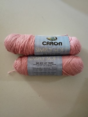 Caron Simply Soft Yarn, Victorian Rose, New, Estate Lot, Set of 2