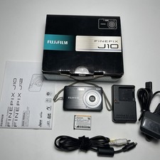 Fujifilm FinePix J10 8.2MP Digital Camera Tested Boxed  Charger, Battery, guide