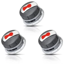 3 Pack Gas Grill Burner Control Knobs Replacement 88848 Fit Genesis 300 Series