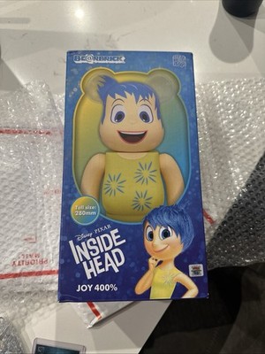 Medicom Toy Disney Pixar INSIDE HEAD JOY 400% Bearbrick Be@rbrick