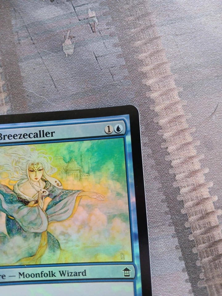 Magic The Gathering Oboro Breezecaller FOIL Saviors of Kamigawa MP  - Image 3 of 4