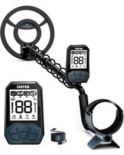 SUNPOW Rechargeable Metal Detector for Adults and Kids - Gold Finder with 150...