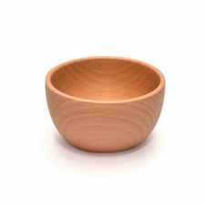 Buchenholzschale Retro Holzschale Plastikfrei f&uuml;r Esstisch