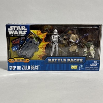 トライアルセット・サンプル Yeltsin Star Wars Clone Wars - Stop The Zillo Beast Battle Pack 2011 NIB