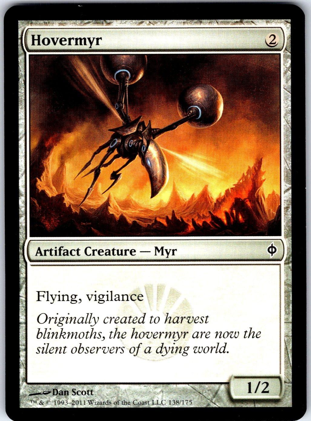 Hovermyr 138 Common New Phyrexia Magic: The Gathering Lightly Played