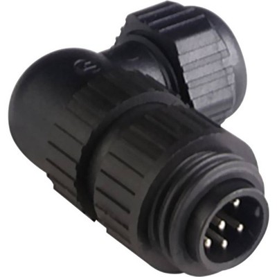 Hirschmann 934 130-100-1 Rundstecker Stecker, gewinkelt Gesamtpolzahl: 6 + PE